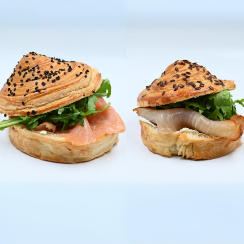 Duo de croissants salés