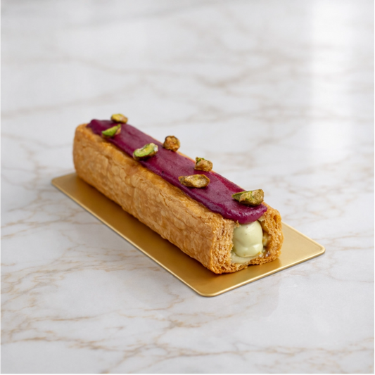 Finger Feuilleté Pistache et Fruits Rouges