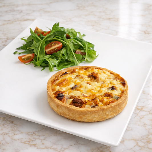 Quiche Giraumon aux Epices et Marlin Fumé