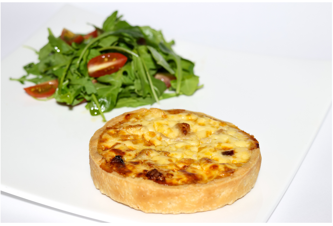 Quiche Giraumon aux Epices et Marlin Fumé